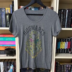 Hogwarts Gray Graphic T-Shirt